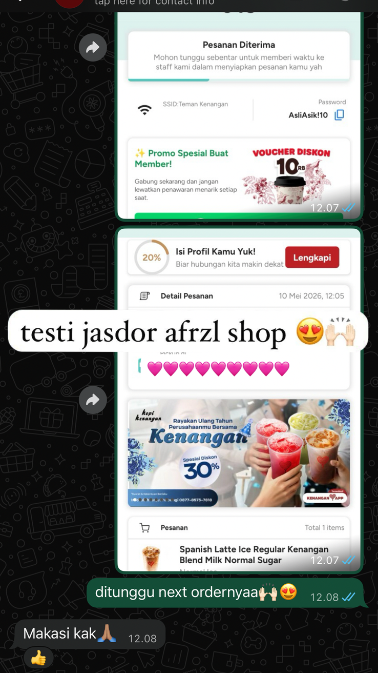 Testimoni pelanggan flappyyu.store