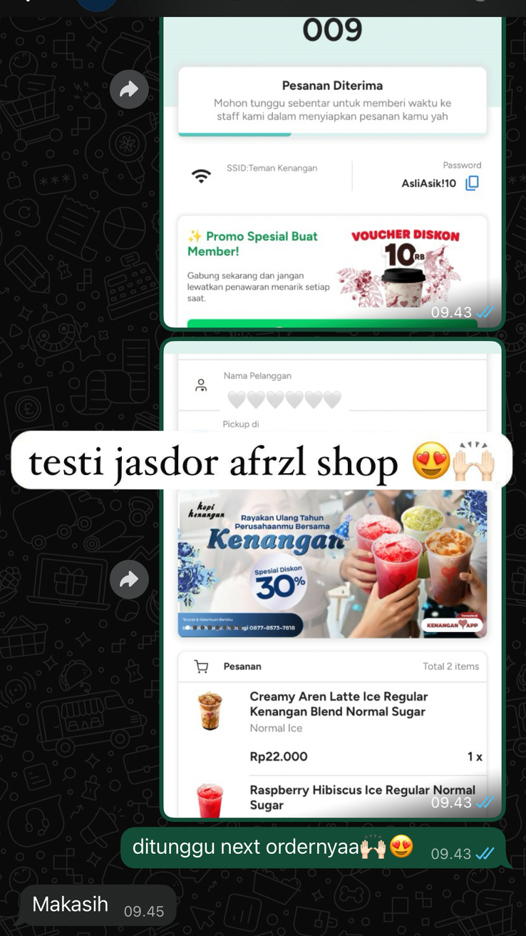 Testimoni pelanggan flappyyu.store